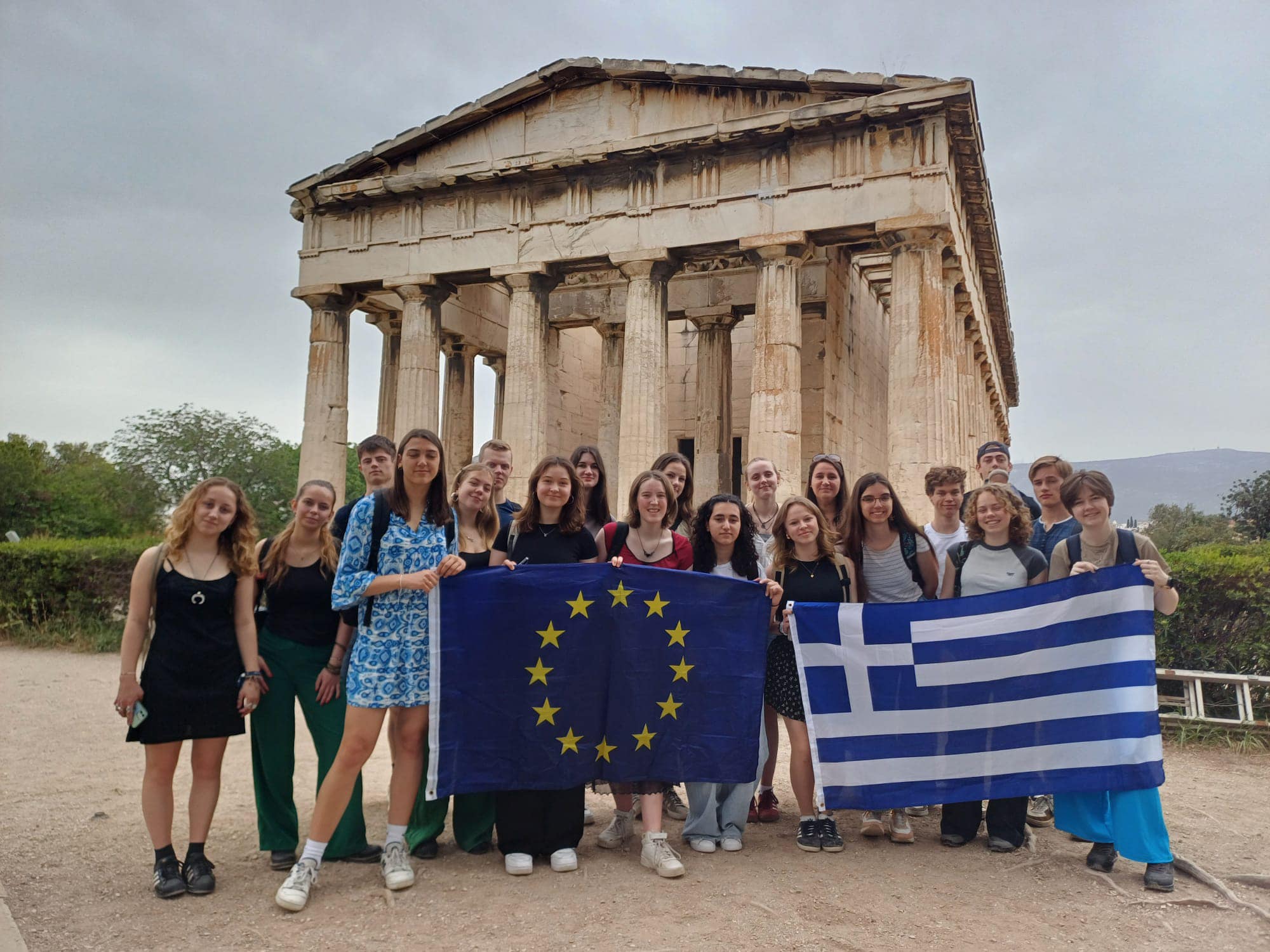 groepsfoto griekenland