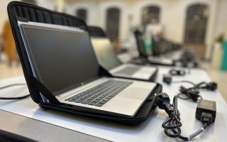 Laptop in beeld